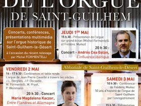 Saint-Guilhem-le-Désert (F), Recontres internationales, May 2, 2014